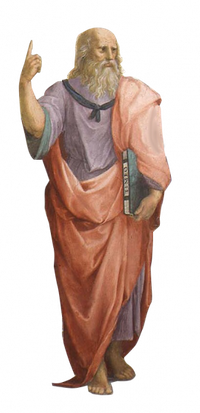 · Platón · Detalle de la pintura 