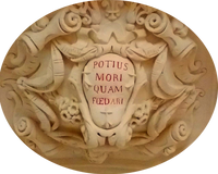 · MORI.POTIVS.QVAM.FEDARE · Antes la muerte que la mancha... · Máxima de Pureza de Ana de Bretaña (1477-1514) ·